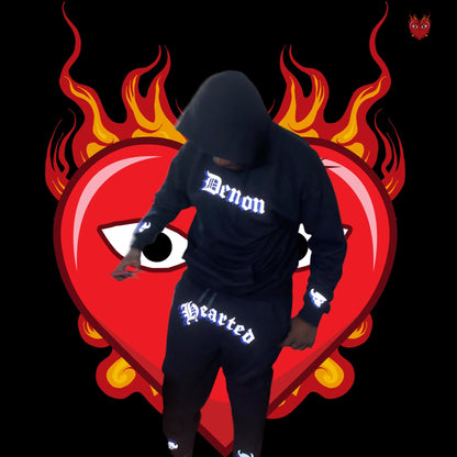 Demon Hearted Hooded SweatSuit