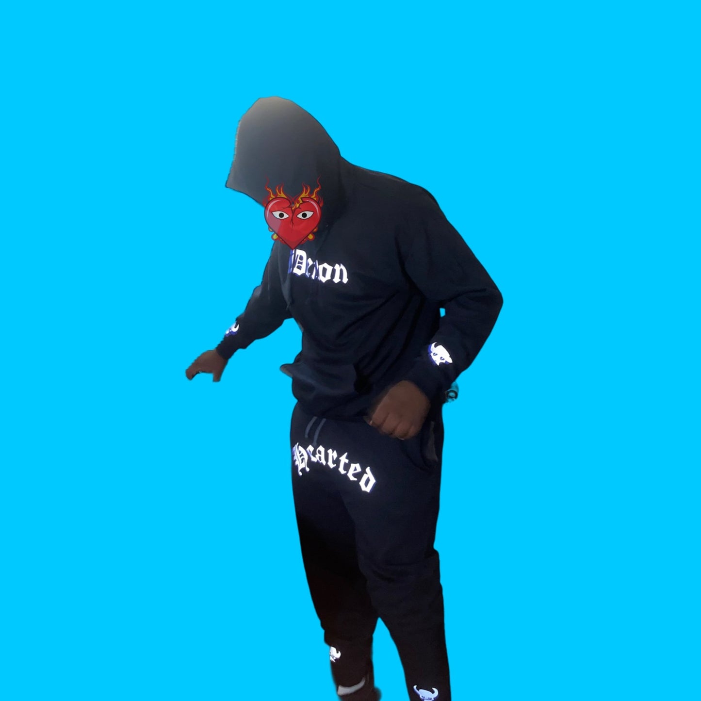 Demon Hearted Hooded SweatSuit