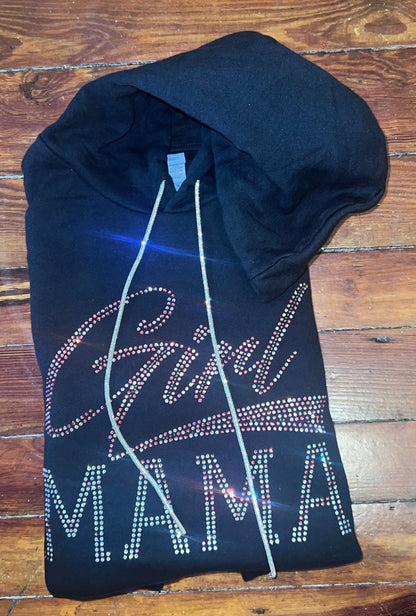 GIRL/BOY MAMA BLING HOODIE