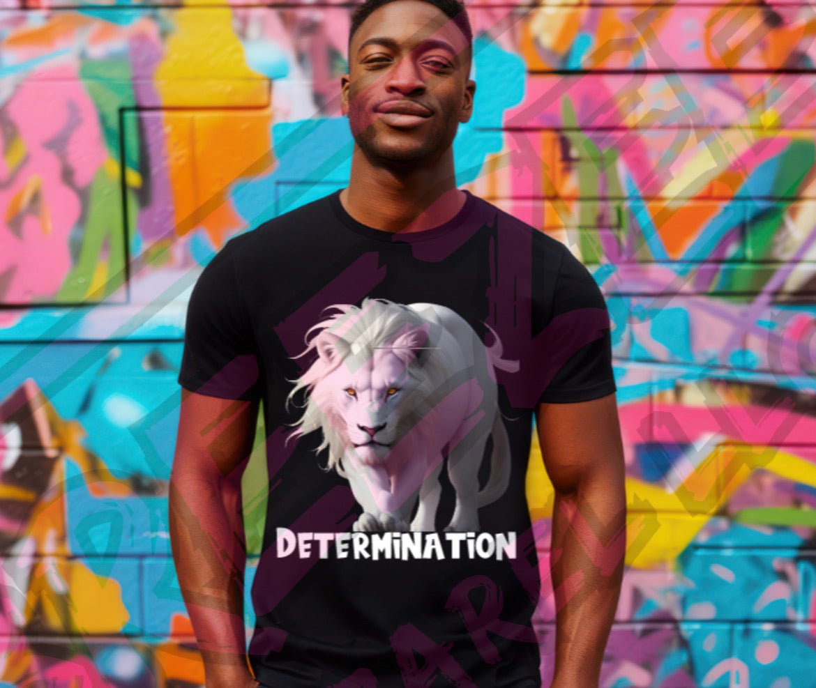 Graphic Determination Lion Tshirt