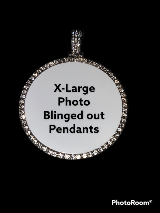 HIPHOP BLINGED OUT PENDANT NECKLACES