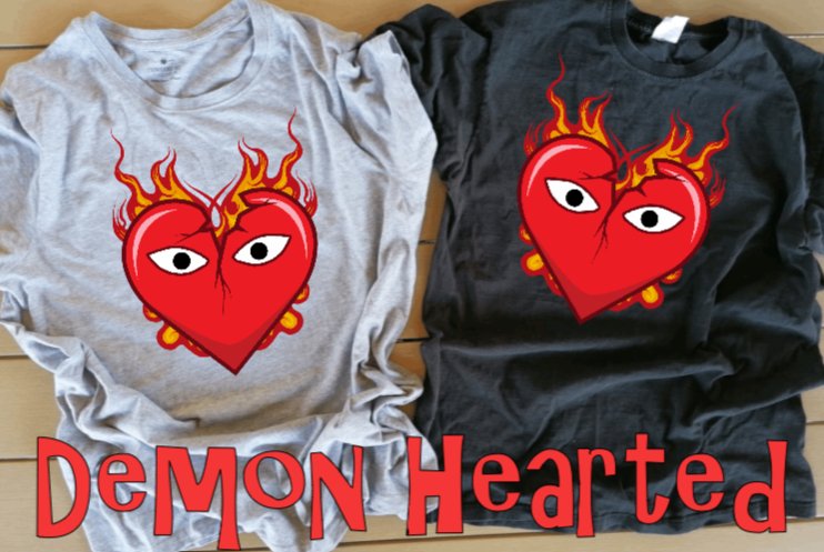 DEMON HEARTED TSHIRT