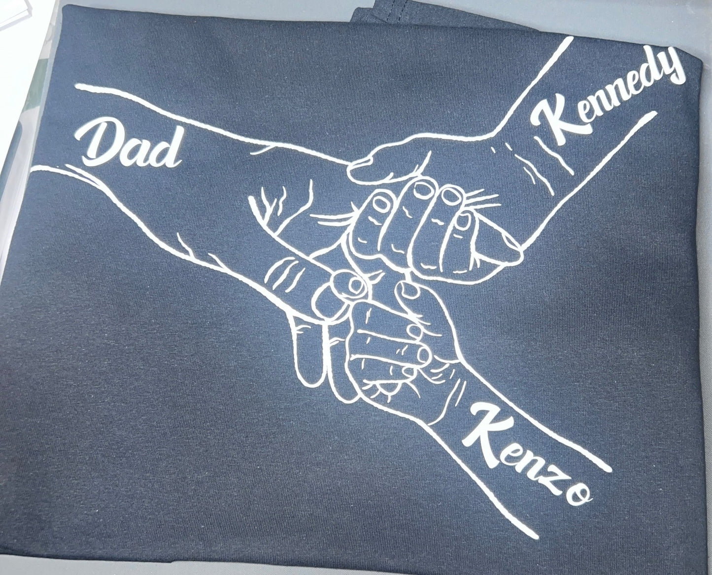 Father and Child holding hands T-shirt